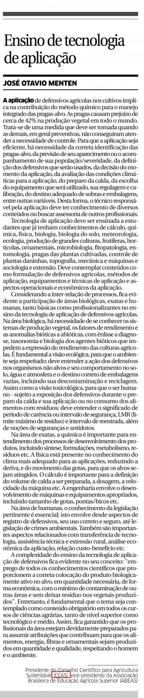 O Estado do Maranhão publica artigo de presidente do CCAS