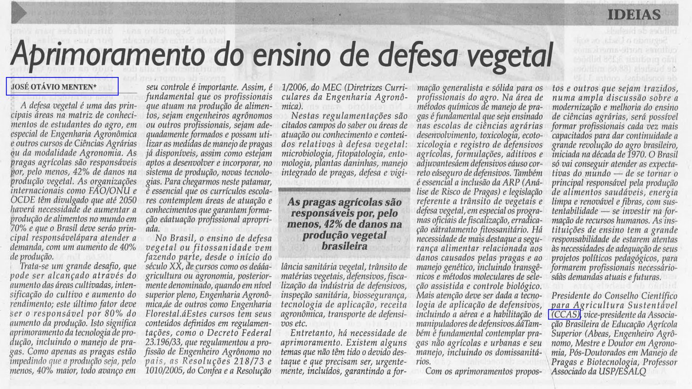 Jornal Diário do Comércio publica artigo do presidente José Otávio Menten