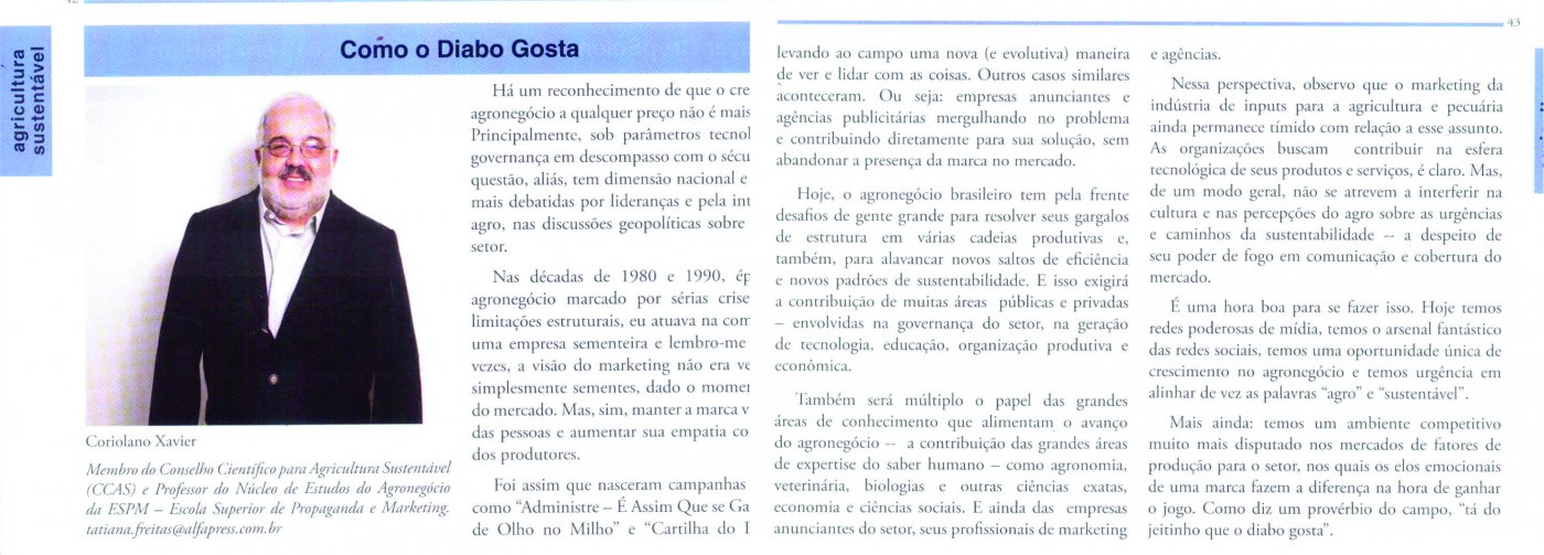 Revista Batata Show publica mais um texto de um membro do CCAS