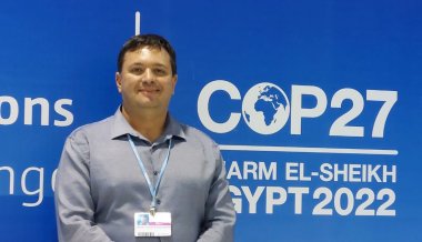 Marcelo Morandi, conselheiro do CCAS, está na COP 27